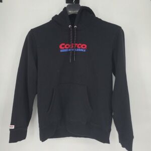 Kirkland Signature Costco Wholesale Logo Hoodie Black Unisex Men S Ladies M NWT